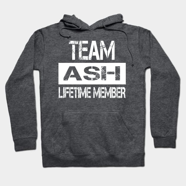 Ash Name - Team Ash Lifetime Member Hoodie by SaundersKini